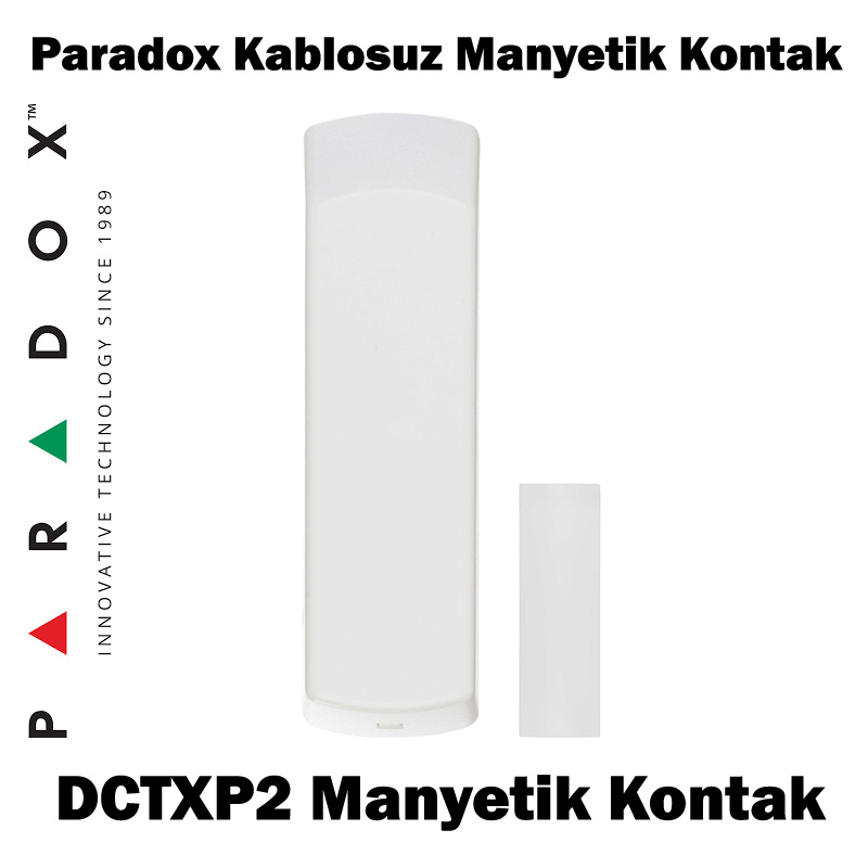 Paradox DCTXP2 Kablosuz Manyetik Kontak (Beyaz)