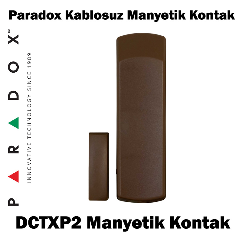 Paradox DCTXP2.Kablosuz Manyetik Kontak (Kahverengi)